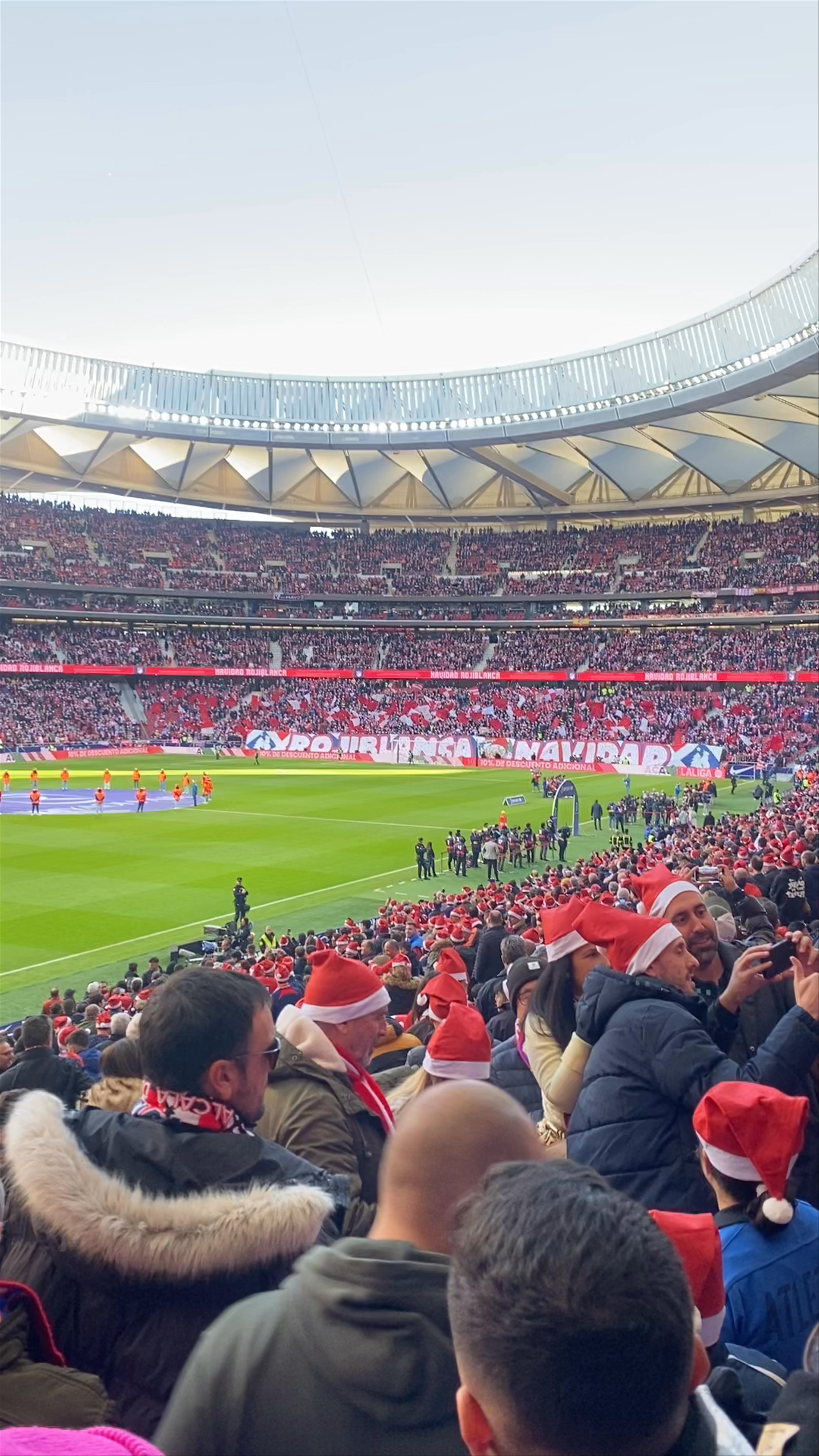 Festive Football Spirit at Civítas Metropolitano Stadion, Madrid