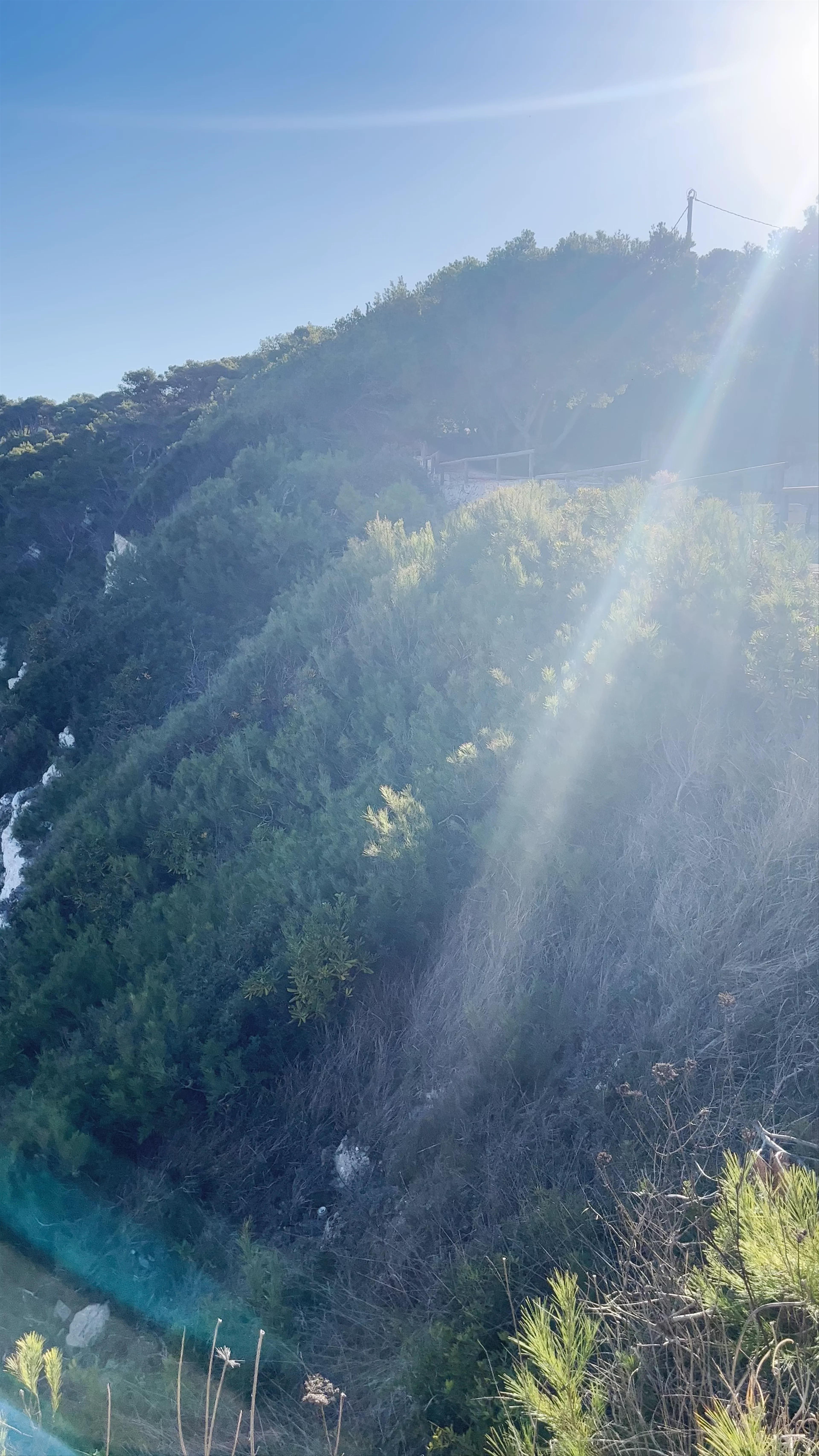 Mirador de La Caleta, Camí Calablanca