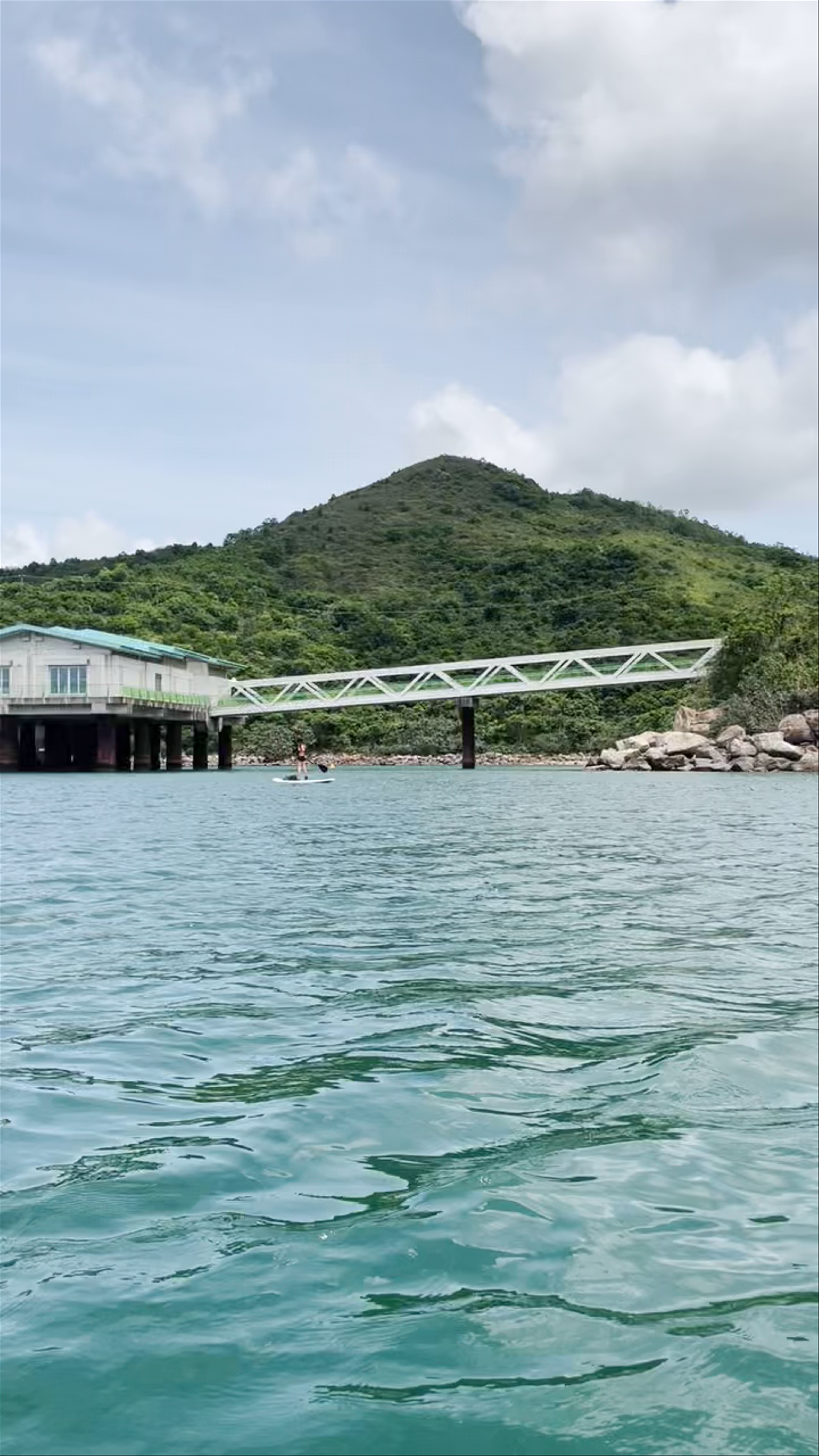 Serene Paddleboarding at Hoi Ha Wan Marine Park, Hong Kong