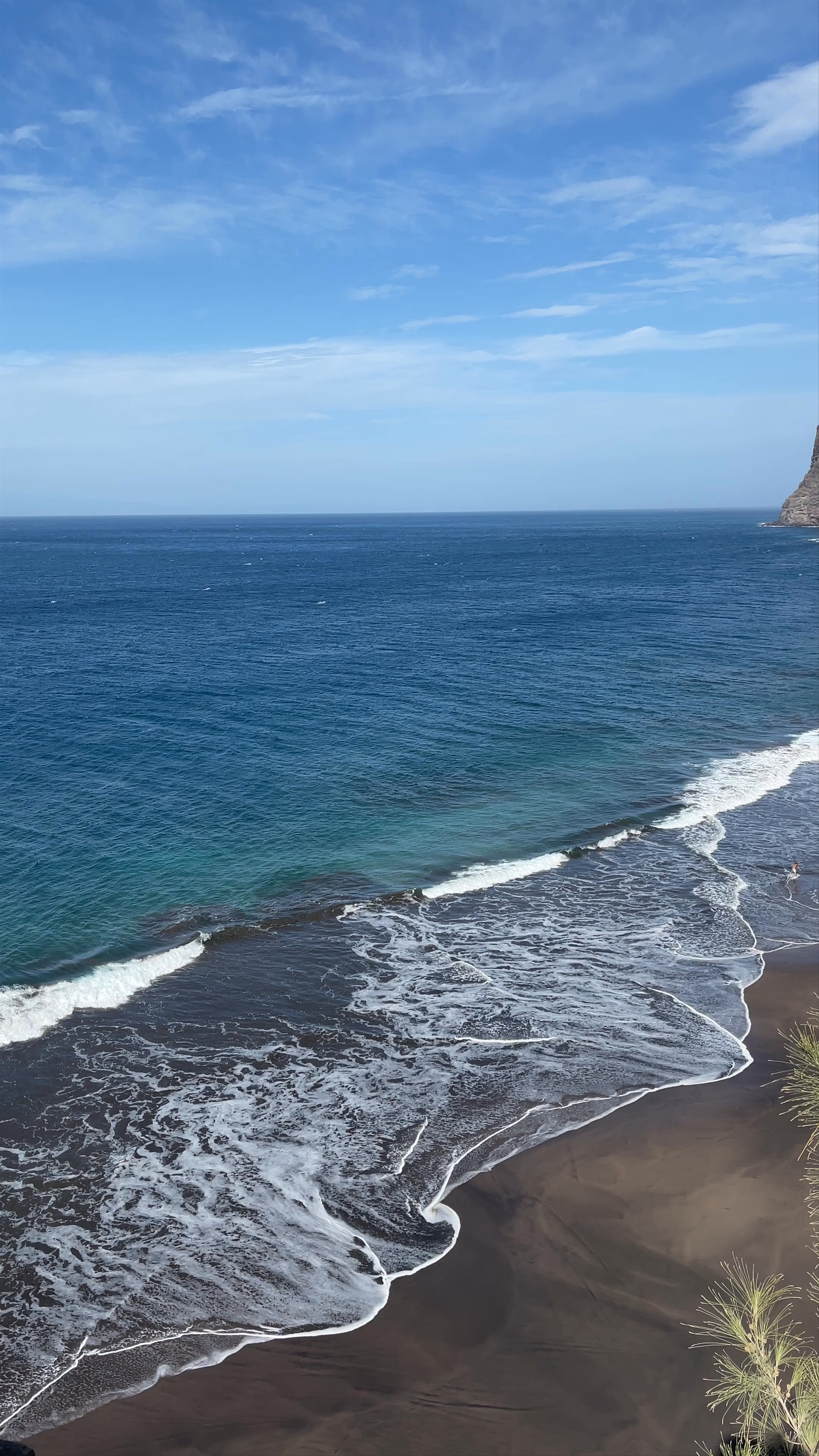 Playa de Güigüí: Untouched Black Sand Beach Escape in Spain