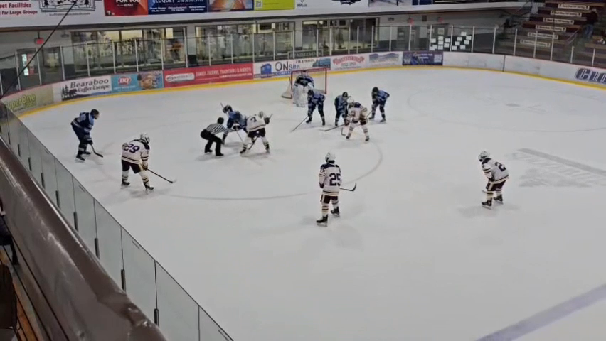 Max Milovidov's Point Shot Goal | Cloquet High Highlight