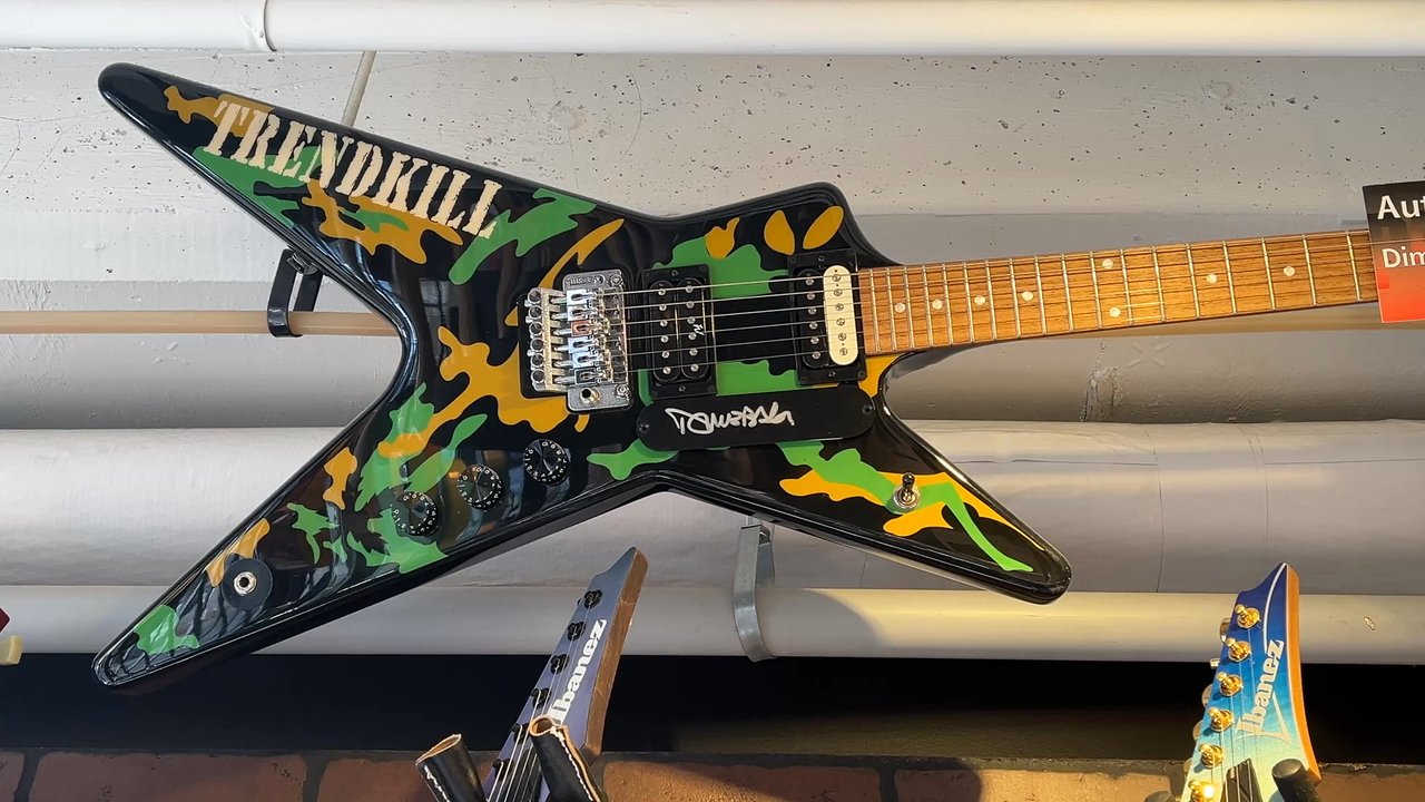 Westcoast Guitars - Dimebag Signed Guitar at Westcoast Guitars - Guitar Stores Near Me - Vancouver, British Columbia