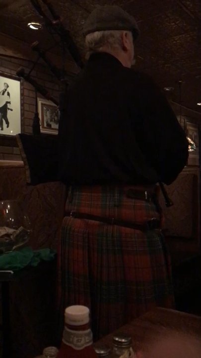 Quiet Man Pub - Gentleman playing the Bagpipes - Irish Pub Near Me - Dover, New Jersey