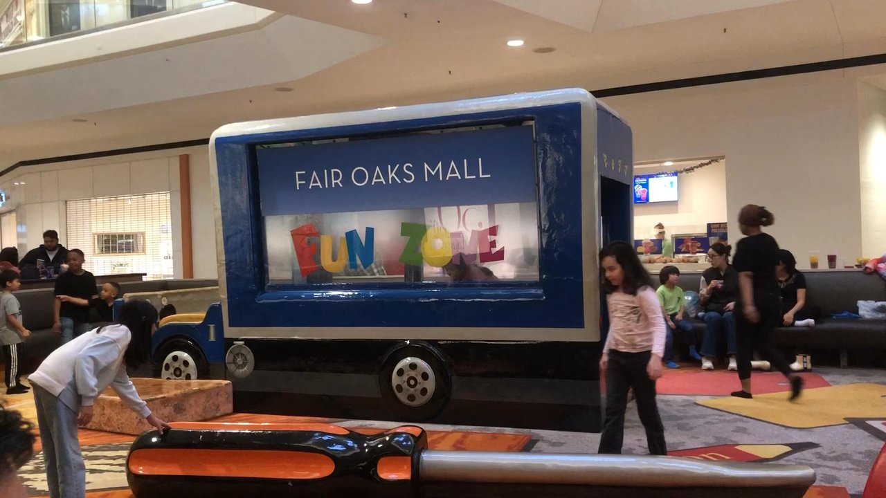 Fair Oaks Mall - Kids playground outside JC Penny - Shopping Centers Near Me - Fairfax, Virginia
