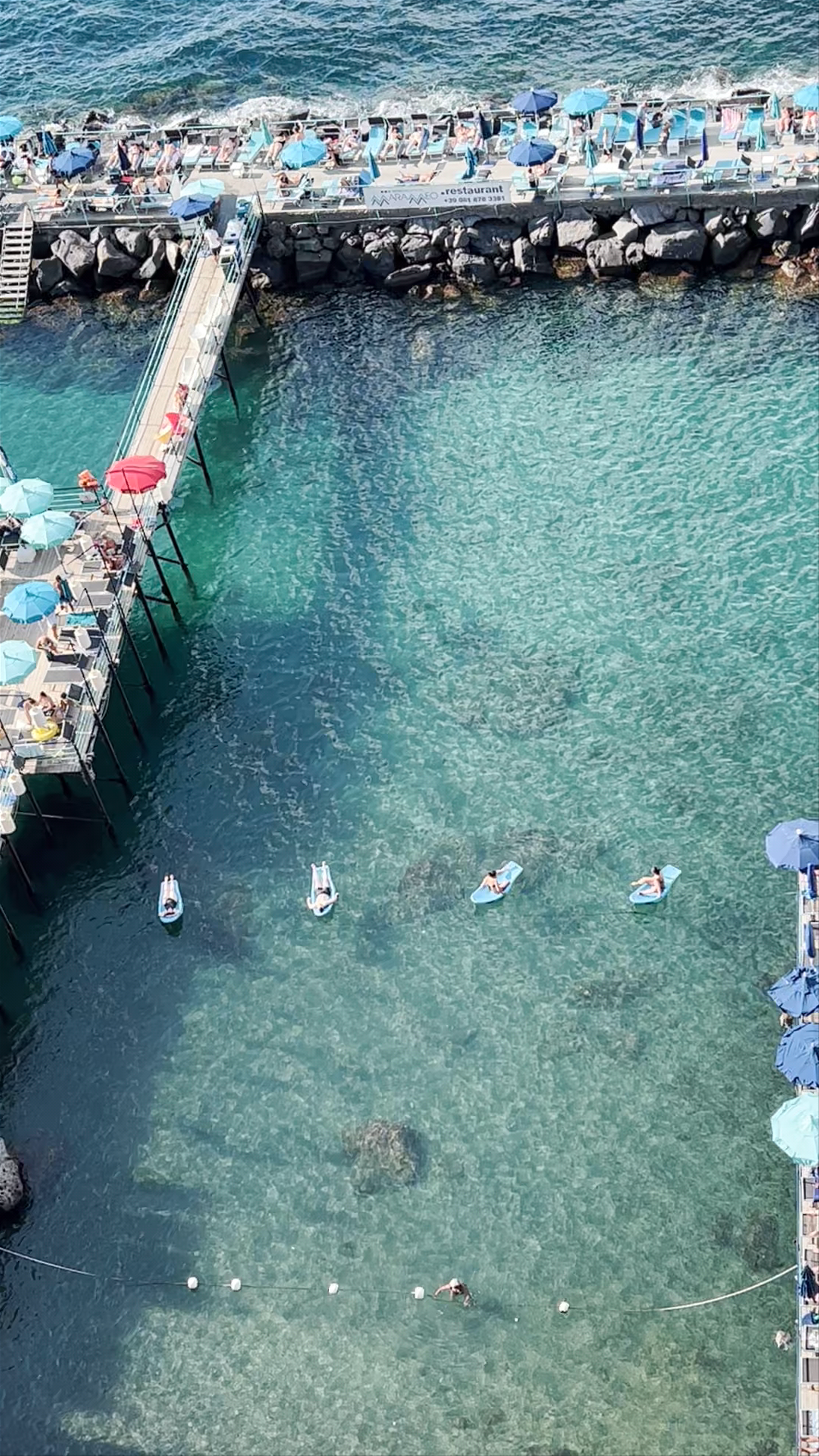 Sun-drenched Leisure at Marina Piccola, Sorrento