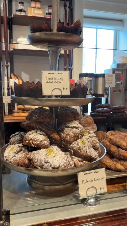 Bartlett House - Pastry display - Cafes Near Me - Ghent, New York