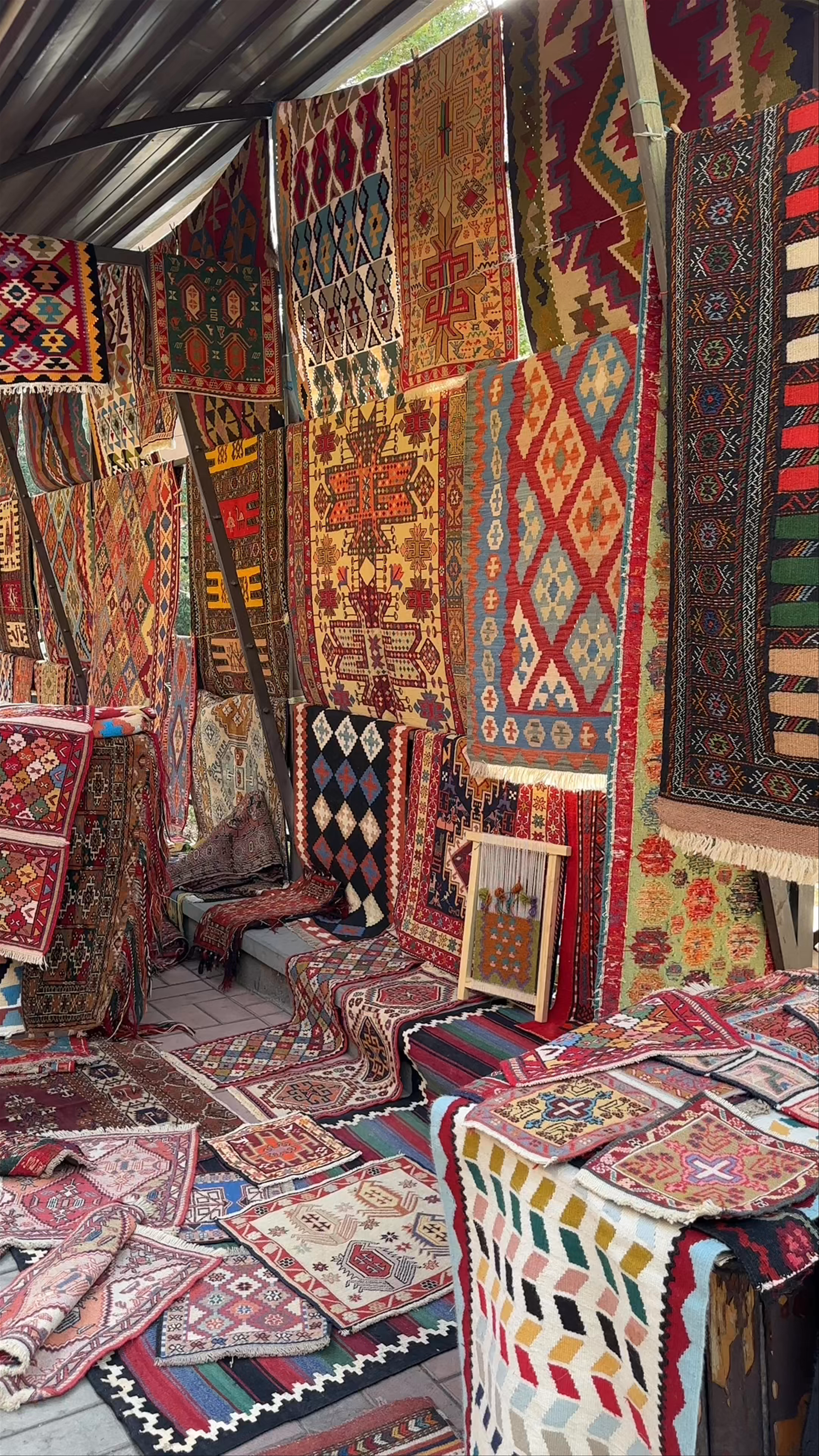 Vernissage Market: Armenian Handcrafted Carpets in Yerevan