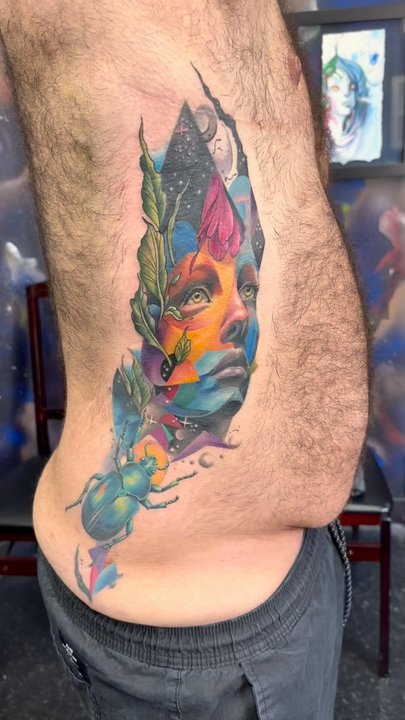 Art in Motion Tattoos - After -- completion of cover up - Tattoo Near Me - Colorado Springs, Colorado