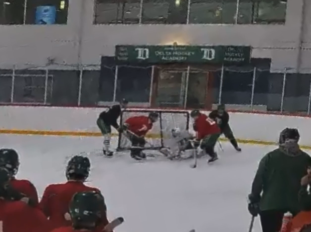 Lucas Disiewich: Delta Hockey Academy training Dec