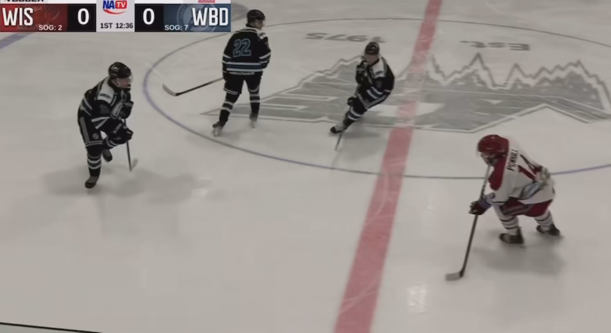 Tristan Pownall's Impressive Goal for Wisconsin Woodsmen