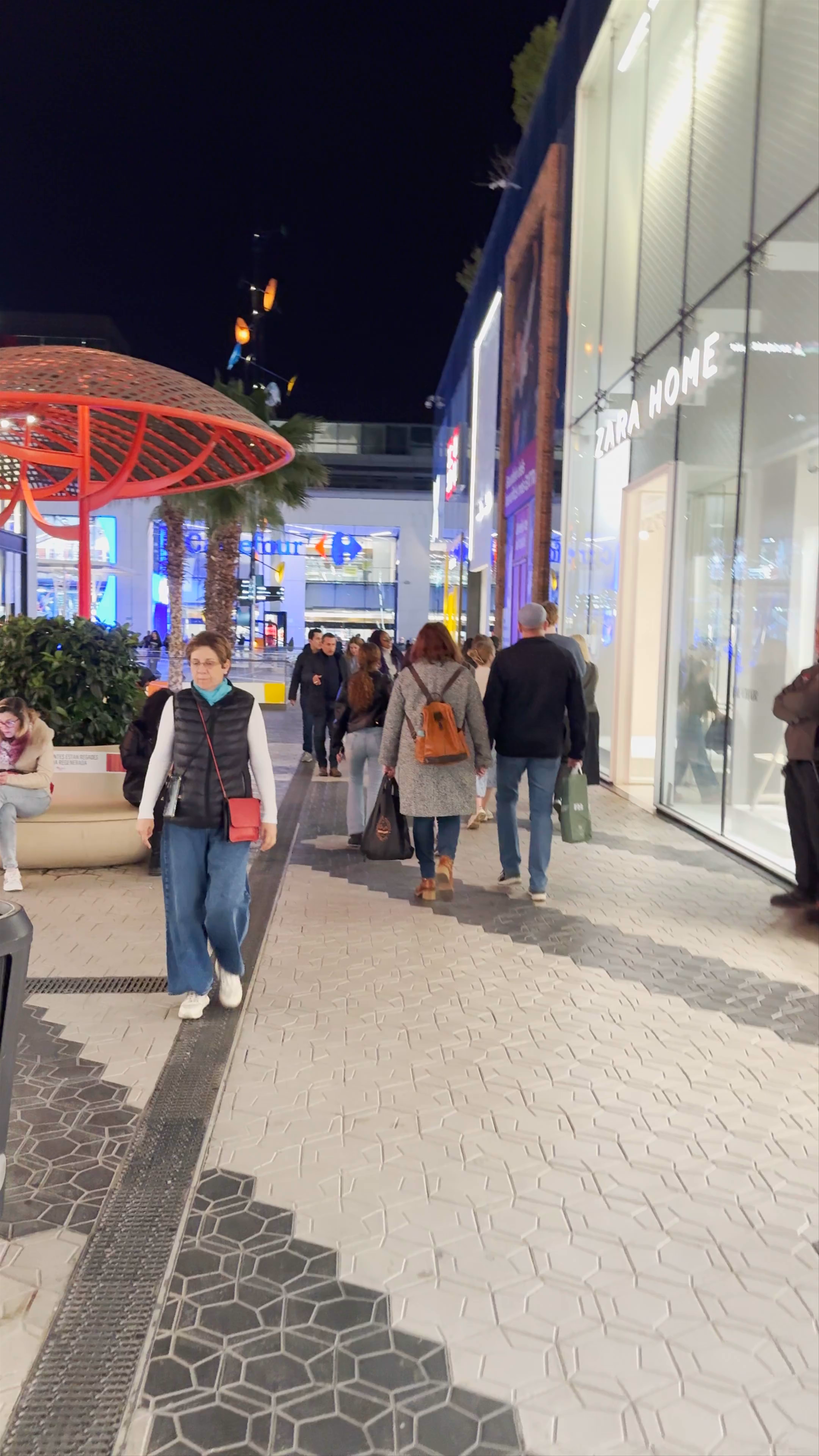 Evening Stroll and Shopping at Westfield Glòries in Barcelona