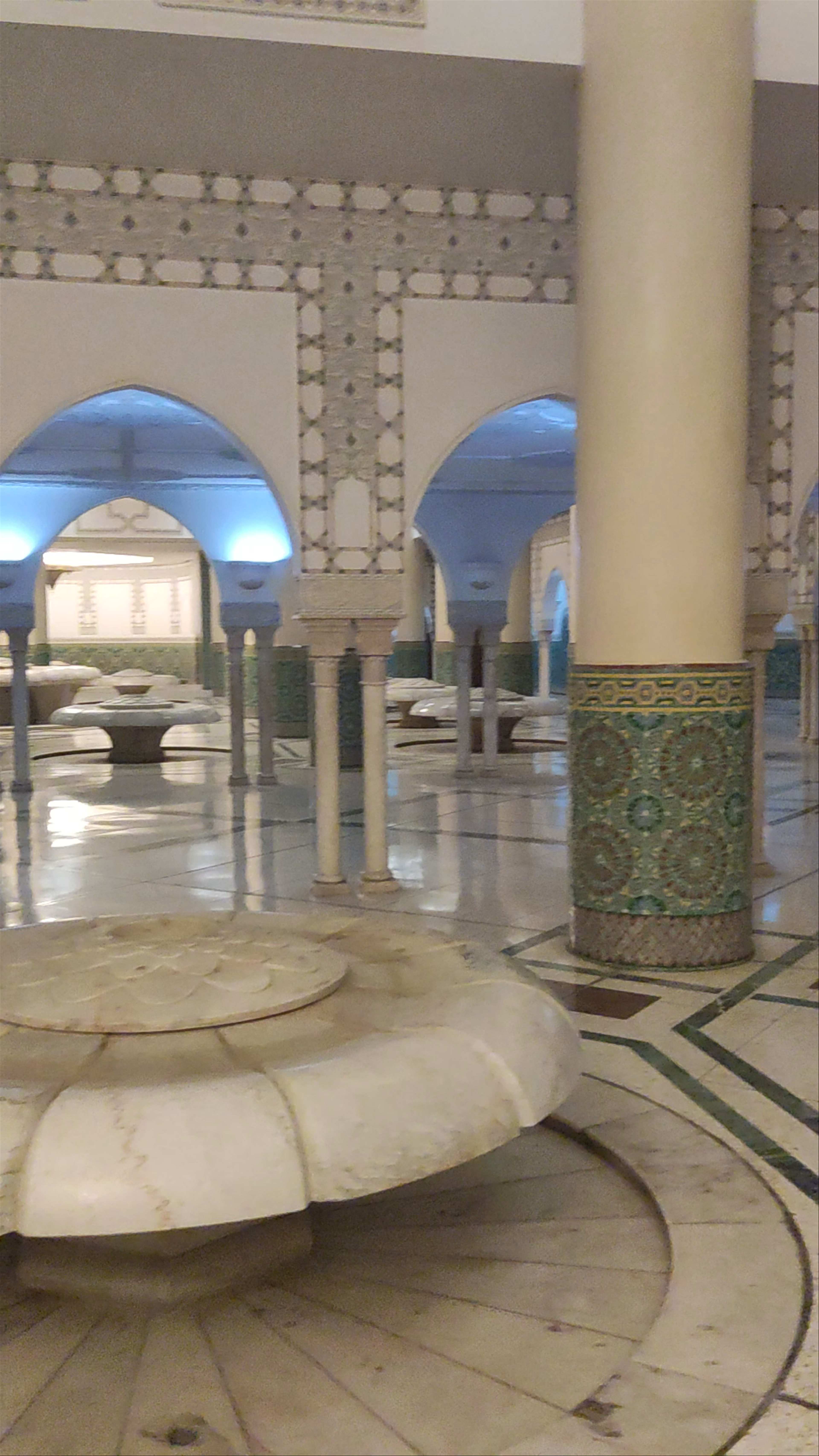 Hassan II Mosque Interior: Majestic Serenity in Casablanca