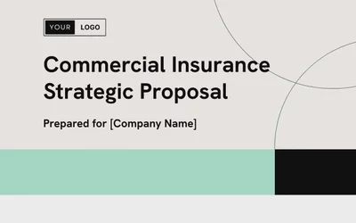 Preview of Commercial Insurance Proposal Template