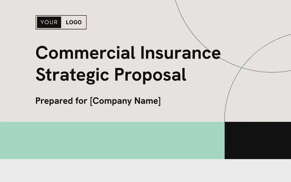 Preview of Commercial Insurance Proposal Template