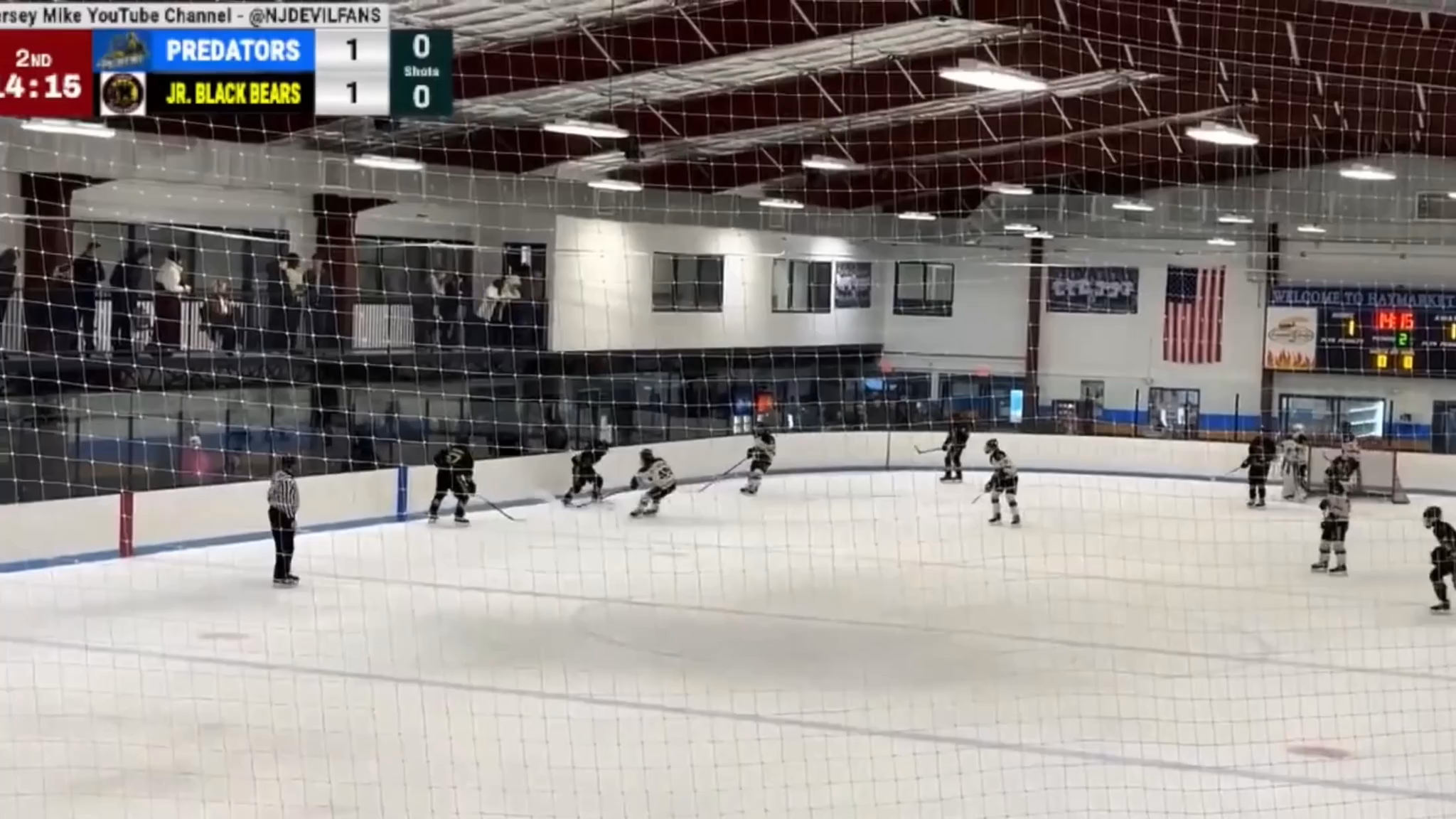 Tomas Chavarria, #7, five-hole goal. 16U AA 2025-2026.