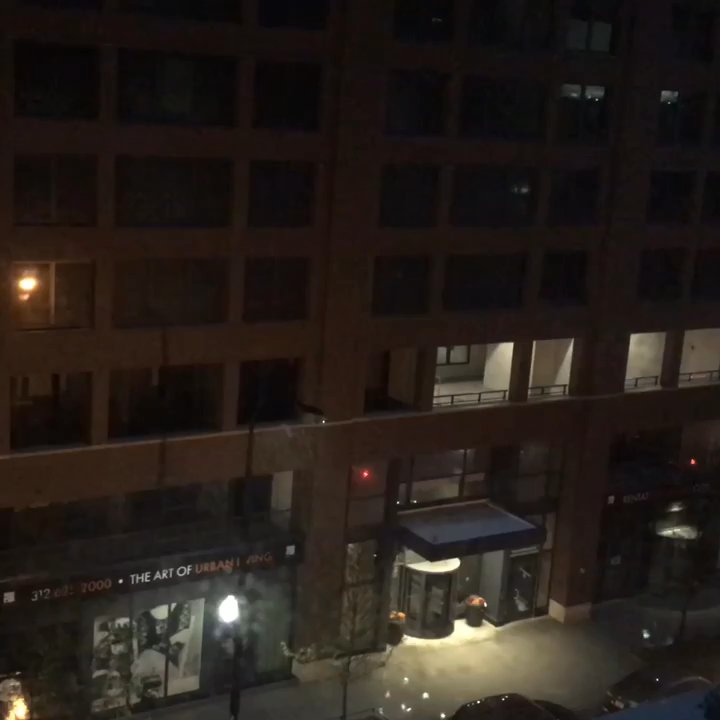 The Gallery on Wells - Clearly the Gallery of "Urban Living" can't figure out modern lighting over their own front door. This goes on/ off all night every night. - Apartments Near Me - Chicago, Illinois