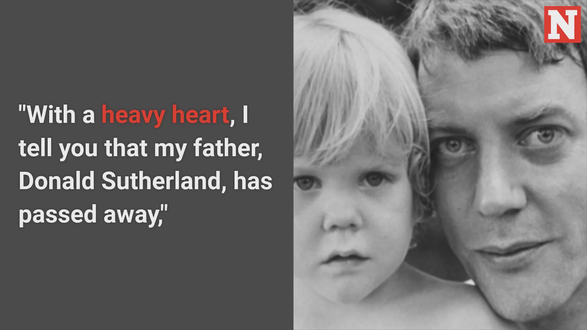 Who Are Donald Sutherland's Five Kids? Everything to Know - Newsweek, image size:1920x1080