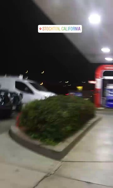 Mobil - From last night on Halloween 2020 - Gas Stations Near Me - Stockton, California
