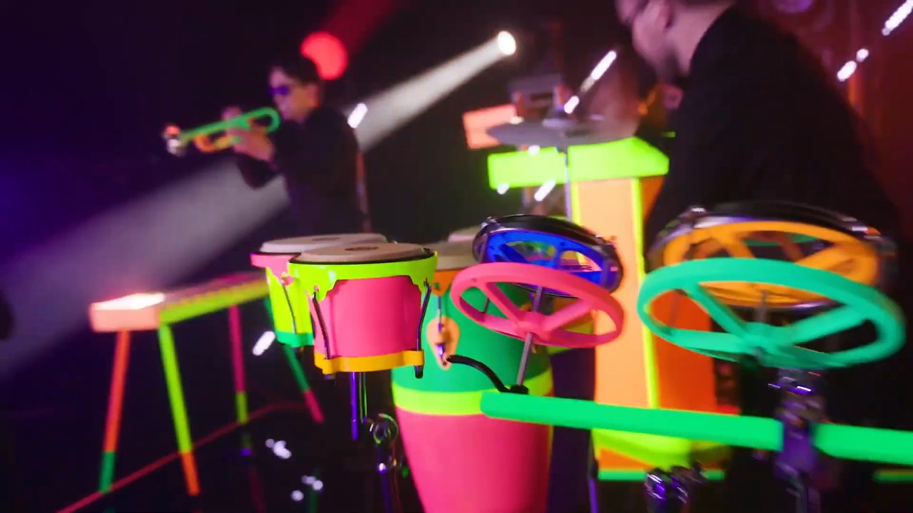 Forever Diamonds Showband - UV Fluorescent DJ Live - video