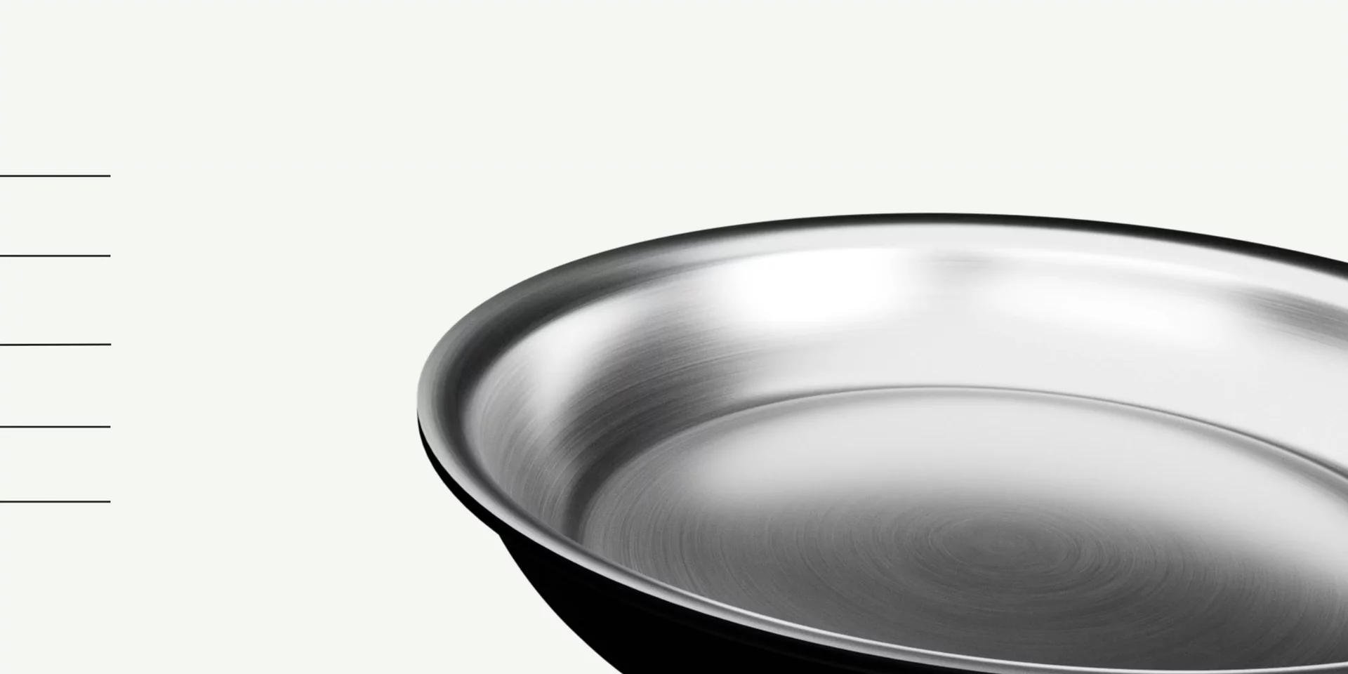 Terra Stainless Steel Cookware, 6 Qt Pan with Lid (8377)