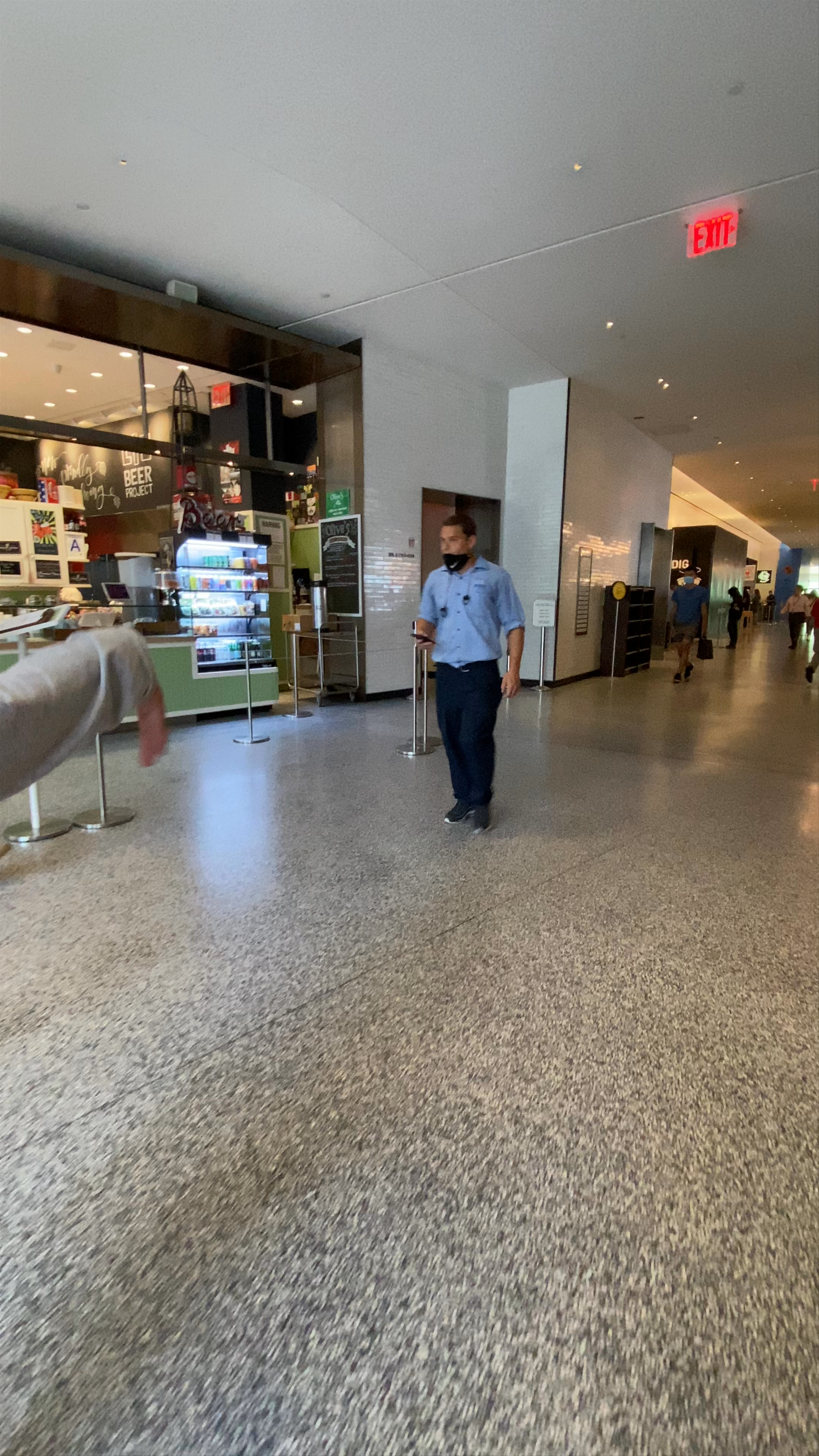 Brookfield Place Food Hall Bustle in New York City