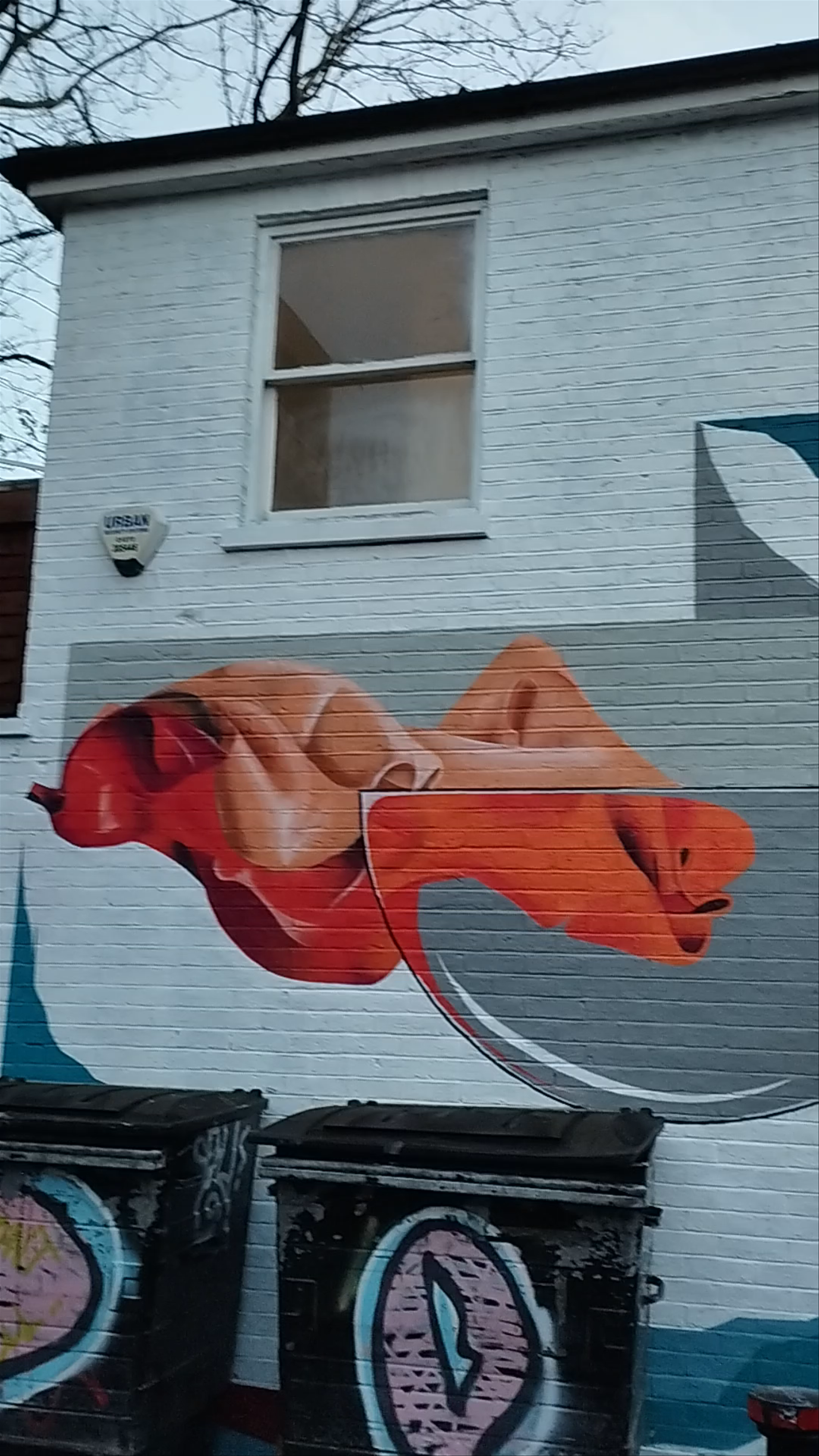Street Art Murals near Presuming Ed's Coffee House, Brighton