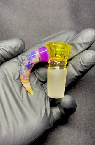 Preview pic of Terps/Amber Purplicious/Telemagenta 18mm slide