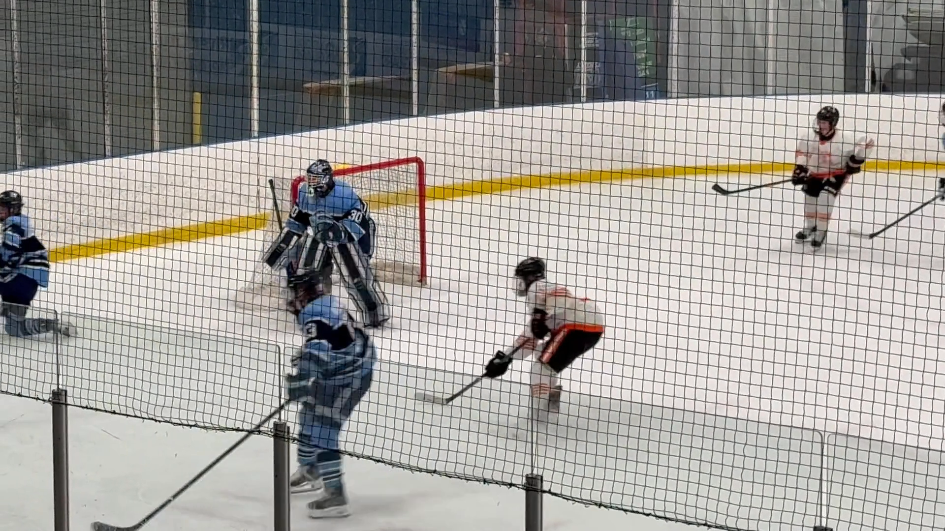 Landon Kanaar's Impressive Breakaway Stop & Rebound Control