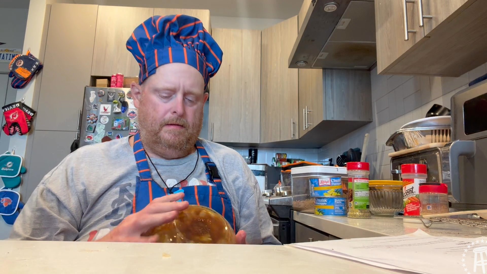 Tank Cooks Hawaiian Chicken Pineapple Kabobs