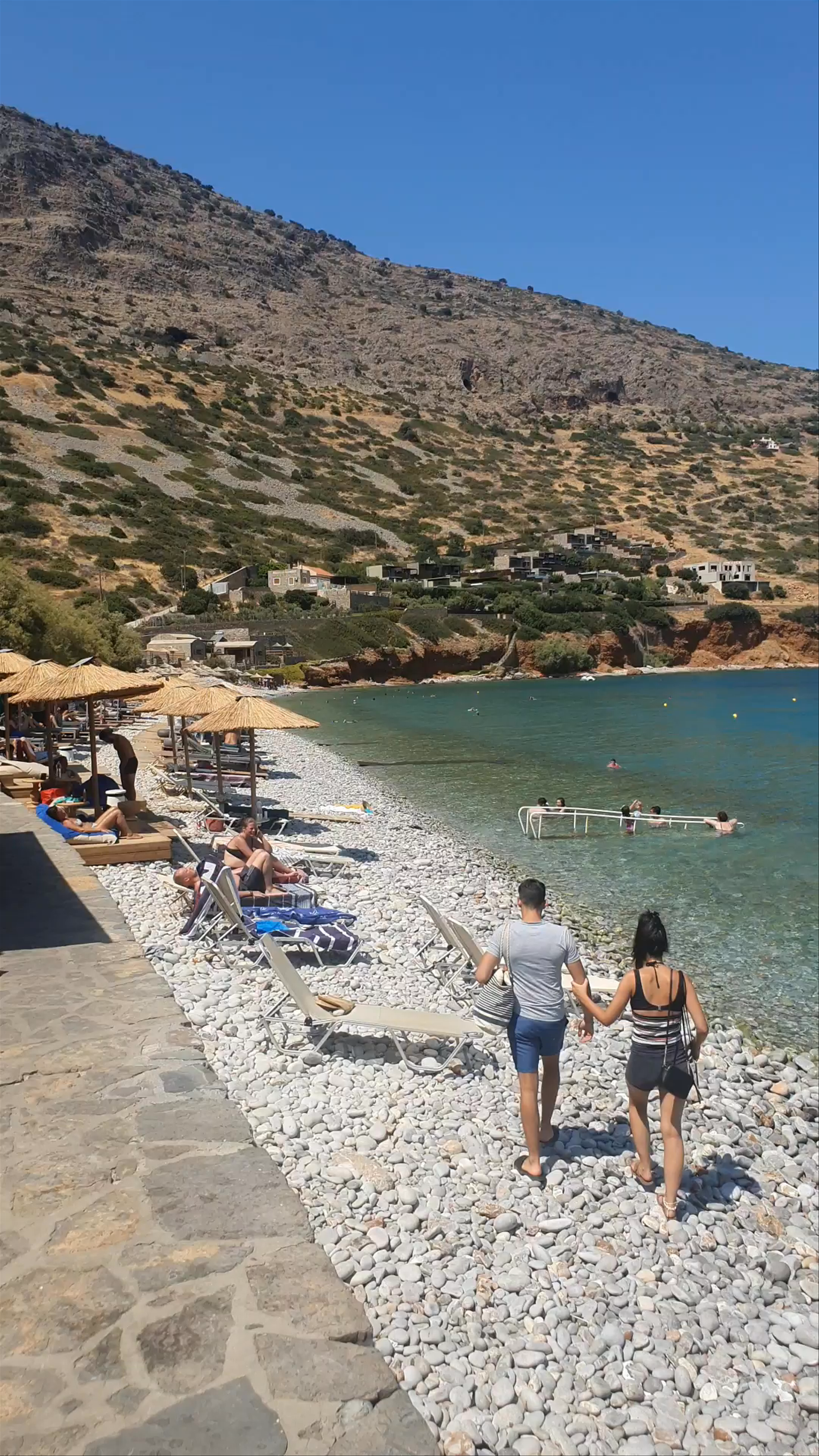 Plaka Beach: Serene Pebble Shores on Naxos Island, Greece