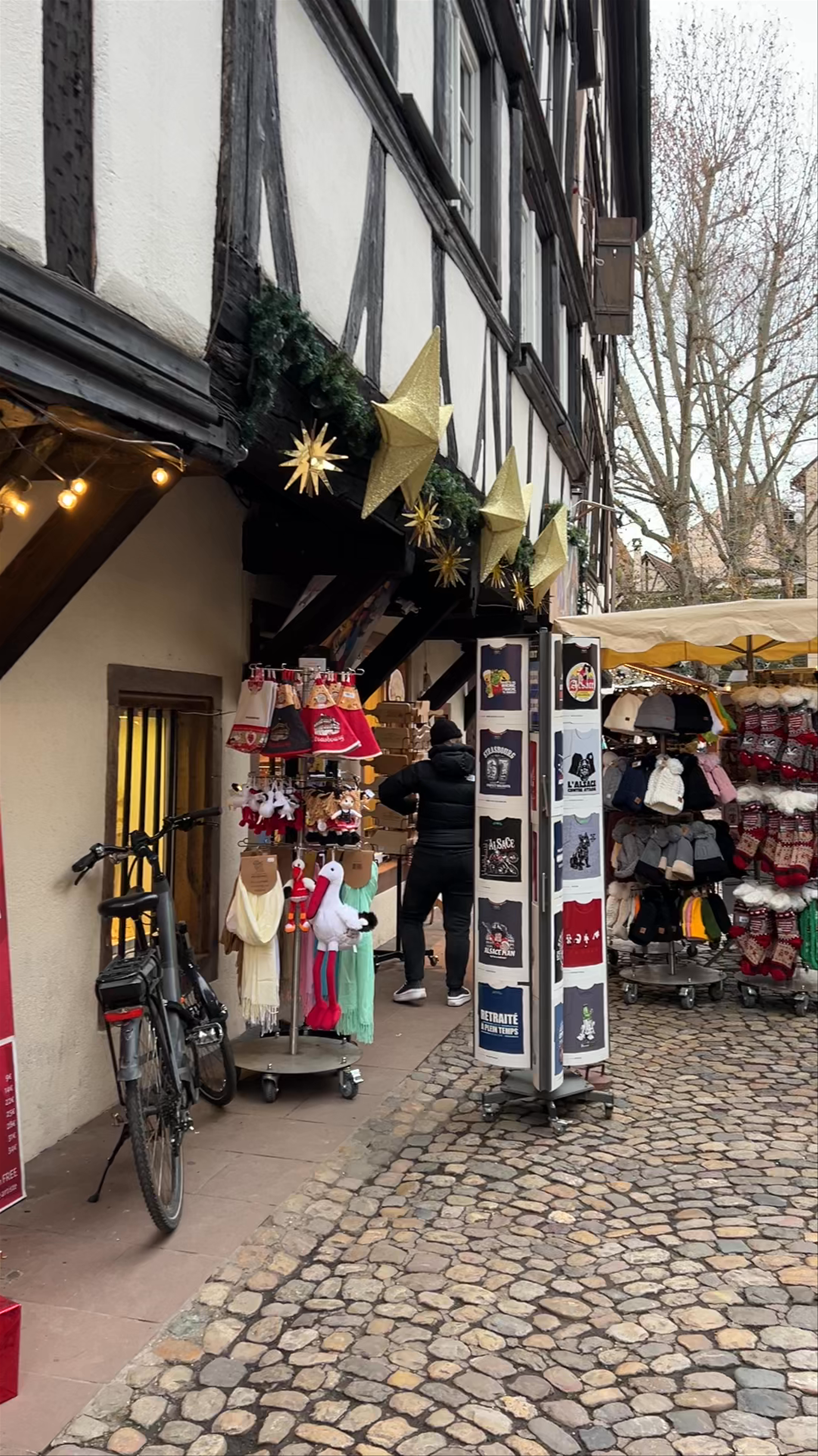 Winter Stroll Through Place Benjamin Zix, Strasbourg