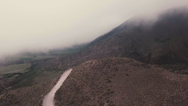 Misty rocks in Salta, Argentina
