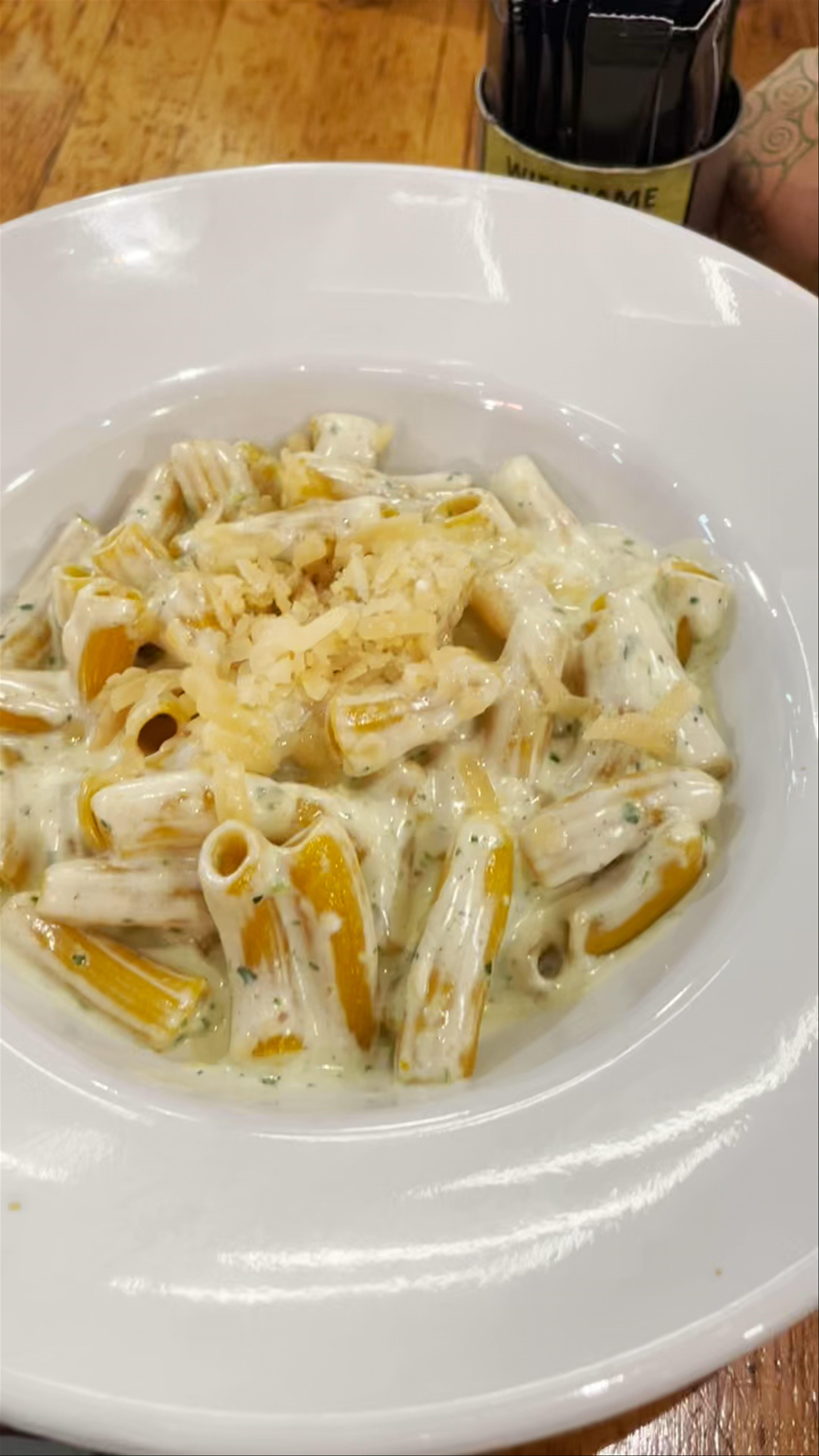 Creamy Rigatoni Delight at Esmer Chef - Istanbul Food Experience
