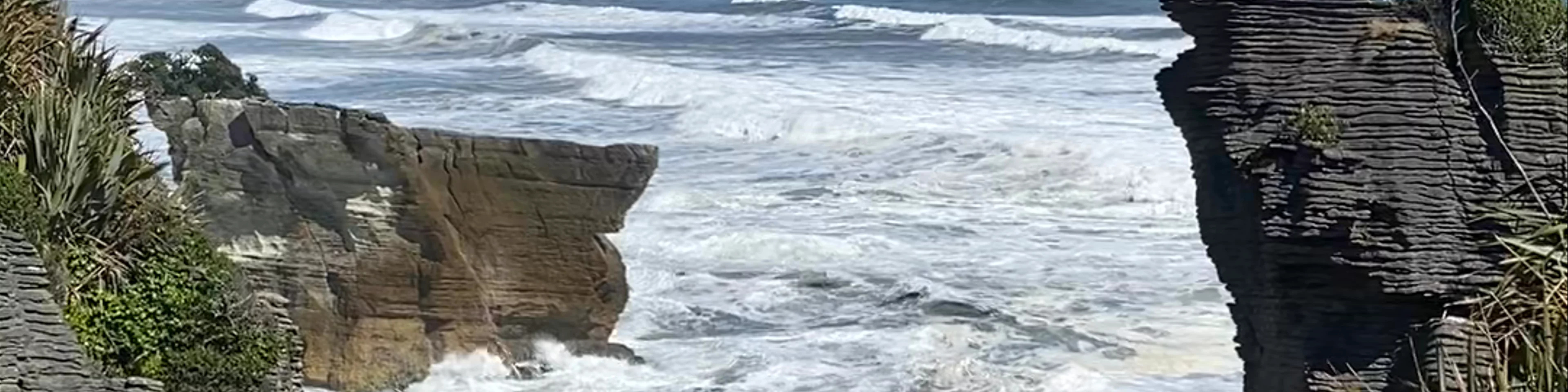 Pancake Rocks Lookout Pancake Rocks and Blowholes Walk