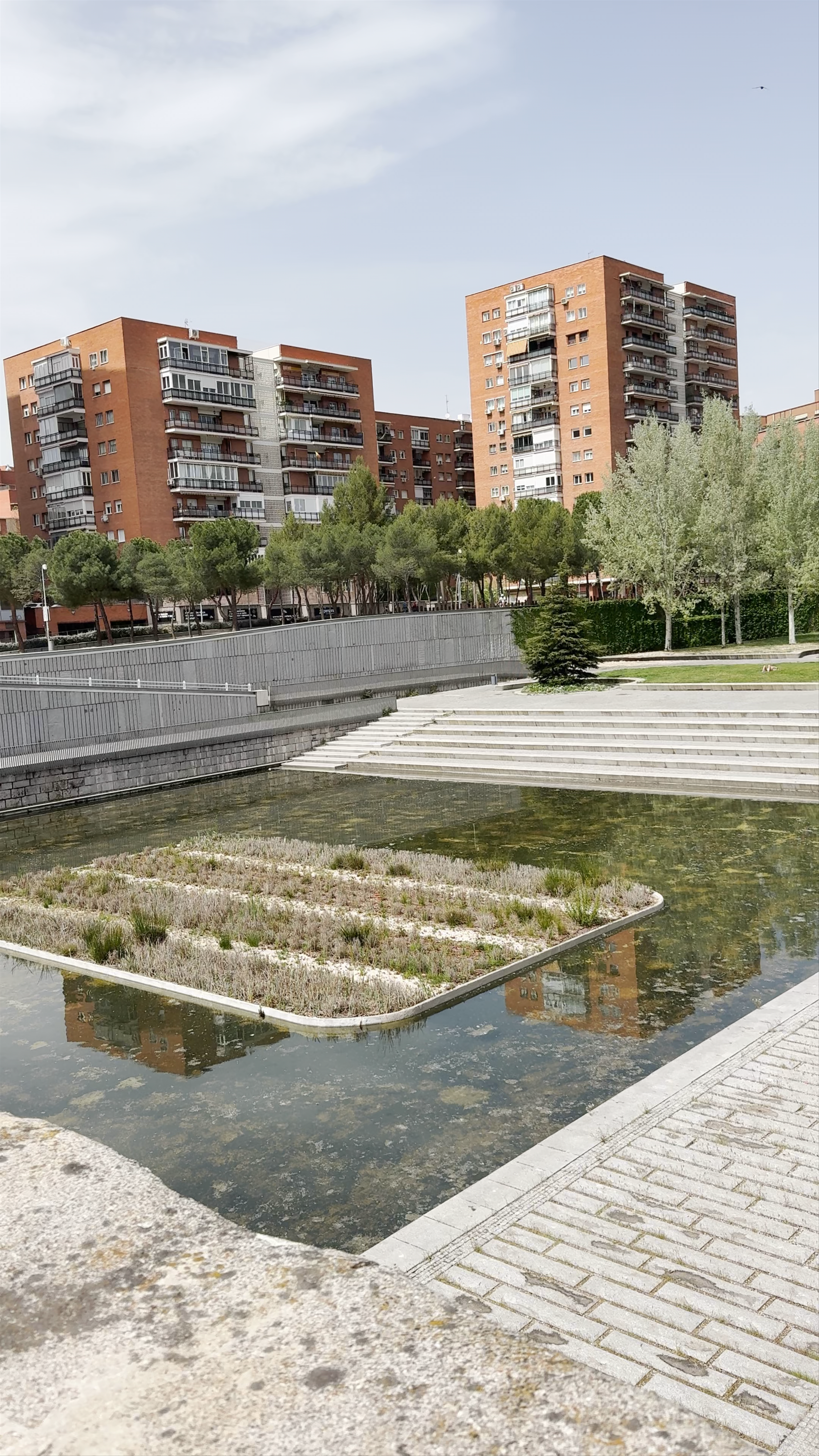 Tranquil Afternoon at Parque Madrid Río, Madrid