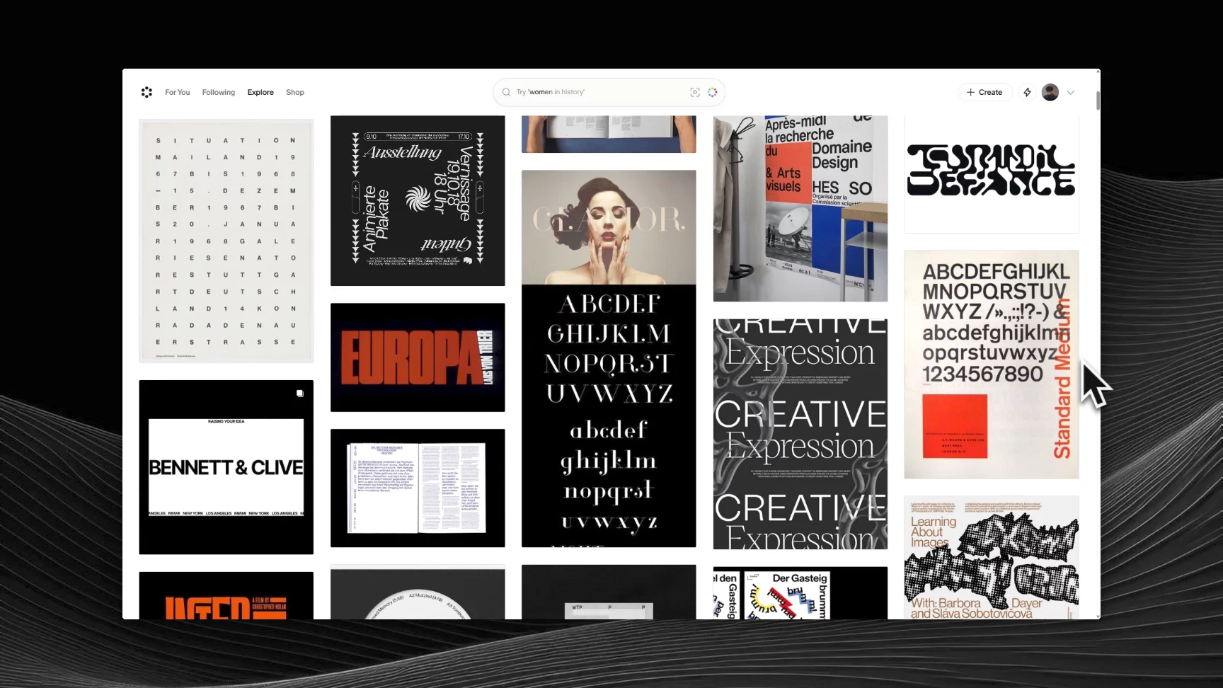 If you run out of design ideas, don’t force it.  Go feed your eyes on @thecosmos for 10 minutes.  You’ll come back with better taste, better references, and probably a new direction.