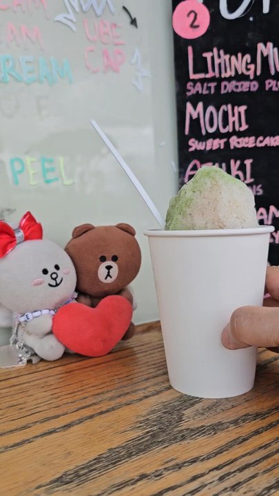 Mountain Magic Shave Ice - Horchata and Green River - Shaved Ice Near Me - Waipahu, Hawaii