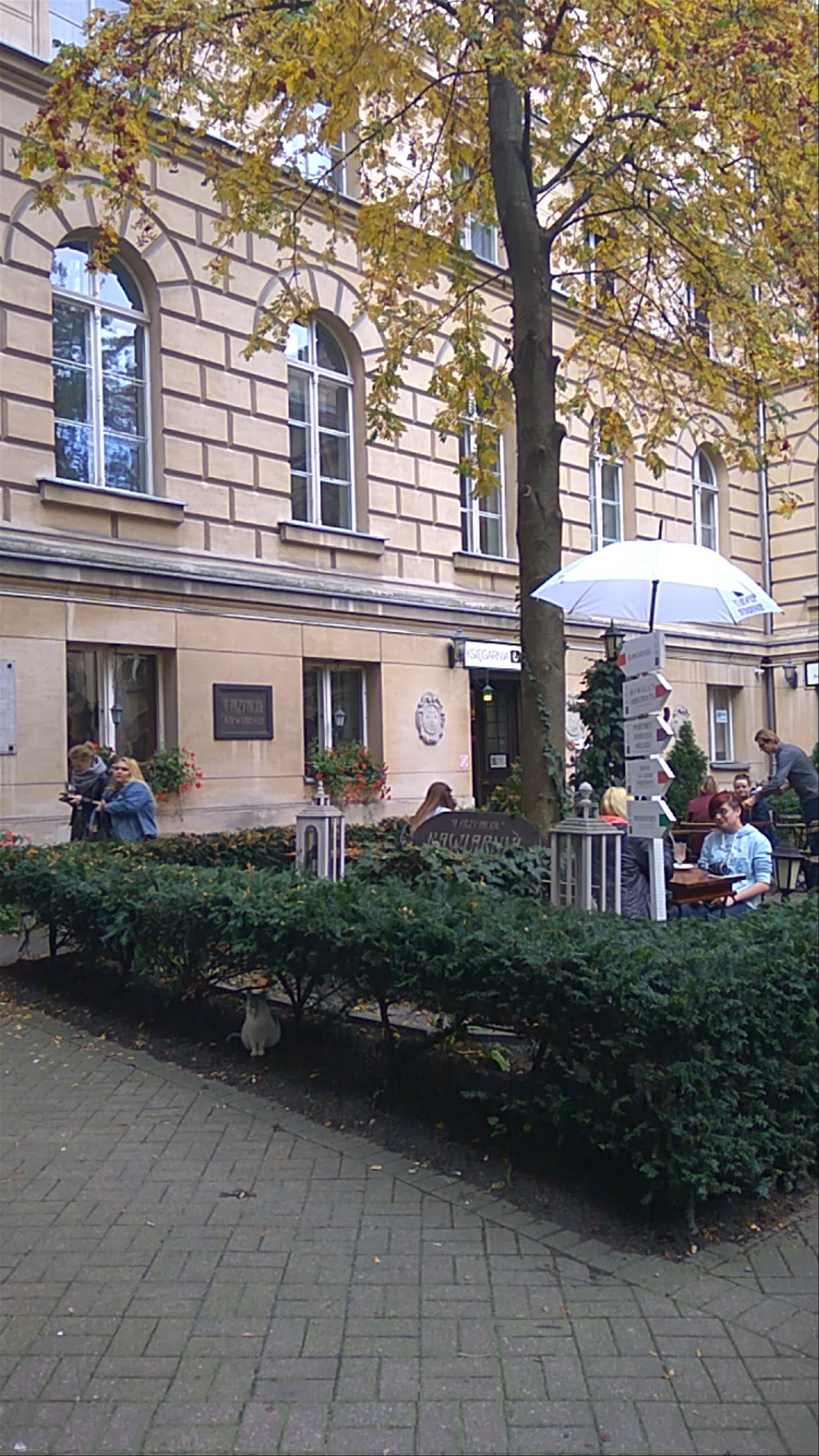 A hidden courtyard in Poznań, Poland