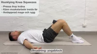 Thumbnail for Hooklying Knee Squeezes