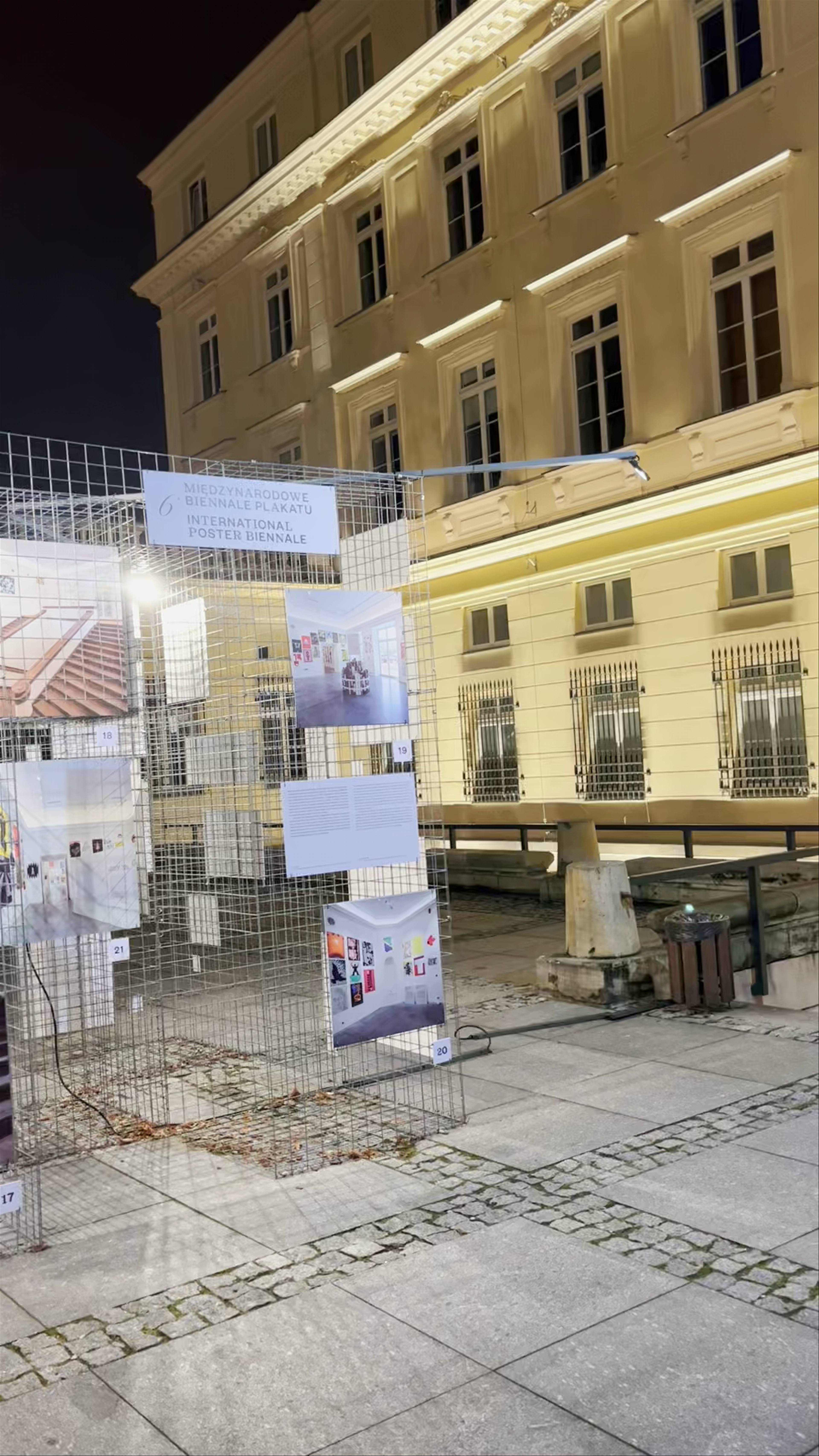 Nighttime Exhibition at Czapski Palace, Warsaw