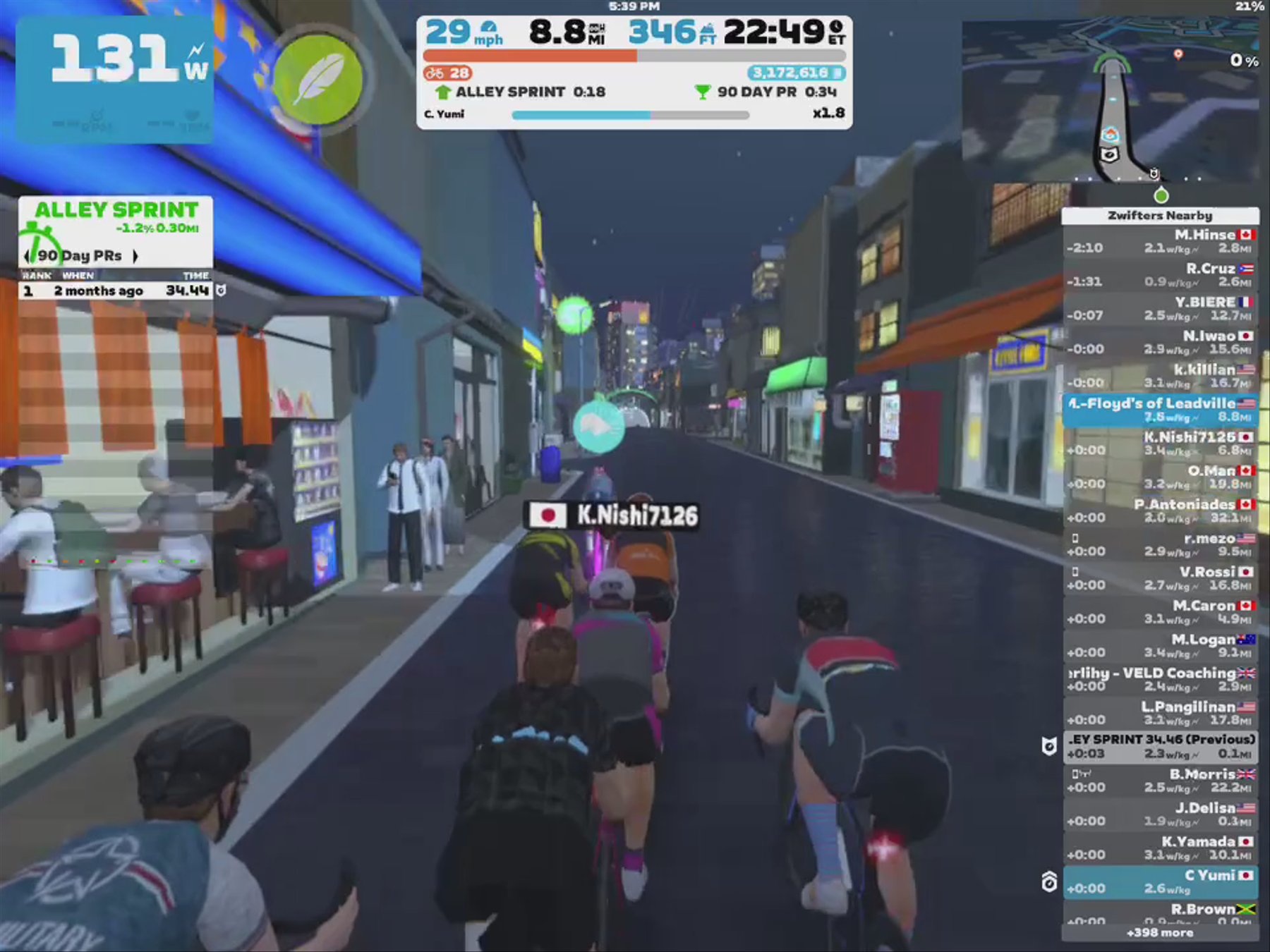 Zwift - Pacer Group Ride: Castle to Castle in Makuri Islands with Yumi