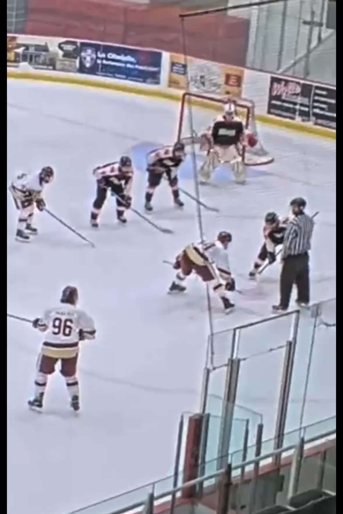 Faceoff Win to Goal – Quick Reaction & Finish
