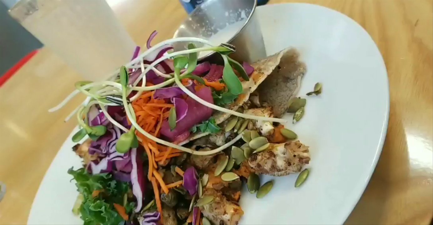 The Uprooted Kitchen - Buckwheat Crepe & Veggie Burger w potatoes - Vegan Near Me - Gilbert, Arizona