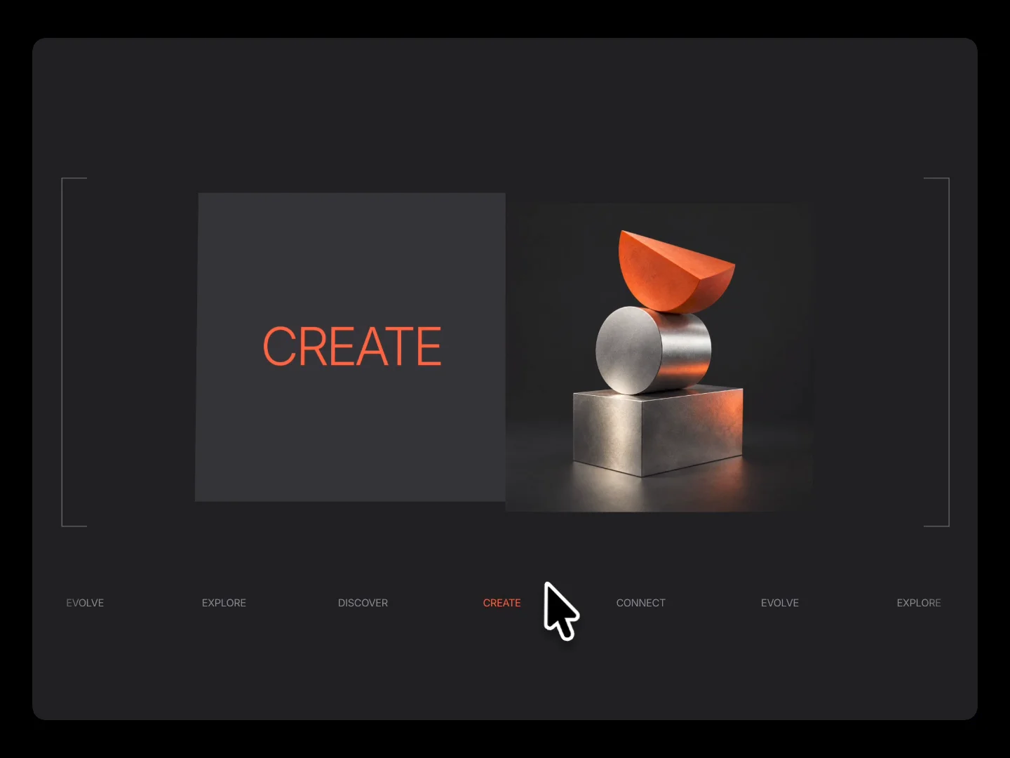 i create a 3D cube component for a Framer website to add creativity. which one is better dark or light? Check the live preview here