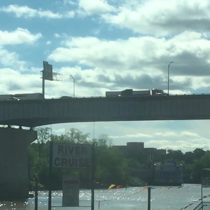 Red River Bridge - 3/30/17. Thursday morning. View from downtown Shreveport. On banks of the Red River. Song-When Things Are The Same by John Price. - Landmarks & Historical Buildings Near Me - Bossier City, Louisiana