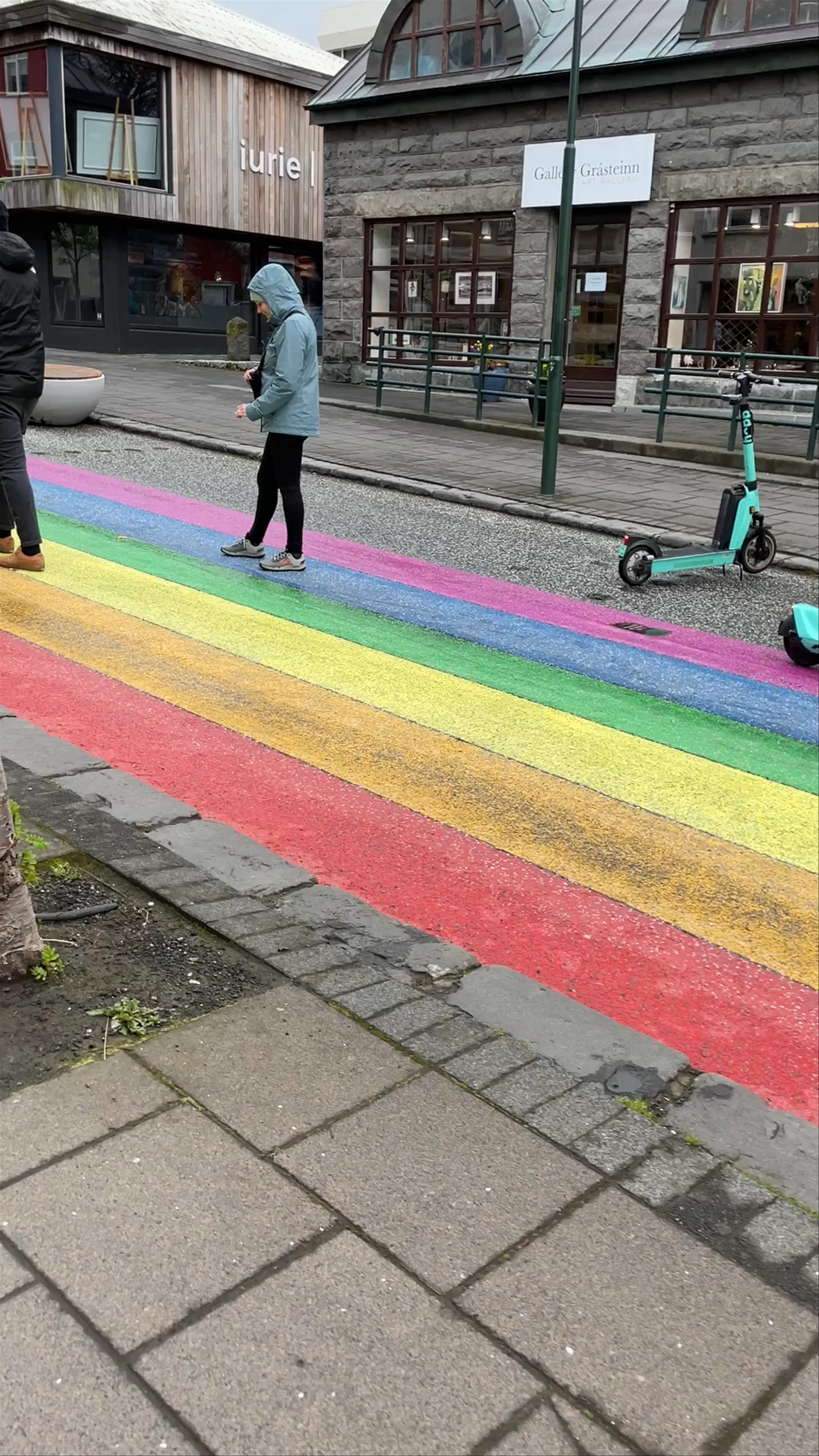 Rainbow Street Vibrance: Exploring Reykjavik's Colorful Walkway