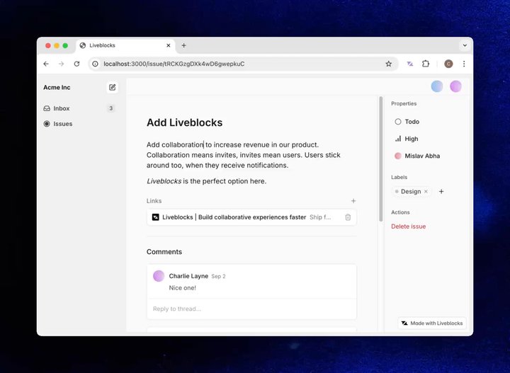 Custom app