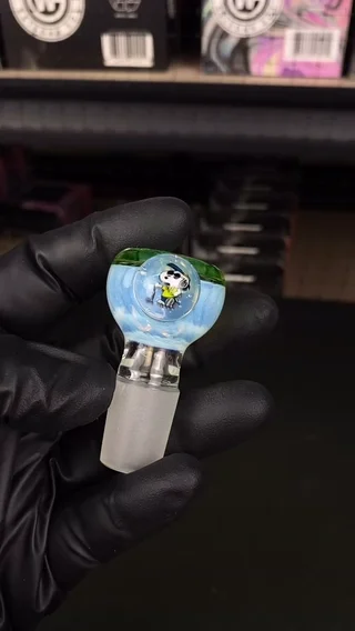 Preview pic of 18mm Single Hole Bowl Slide by Keys Glass