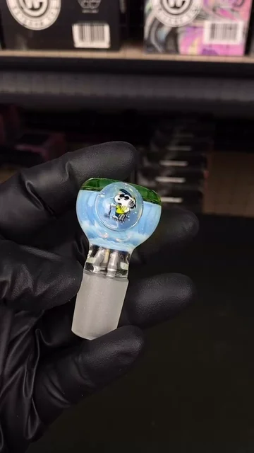 Preview pic of 18mm Single Hole Bowl Slide by Keys Glass