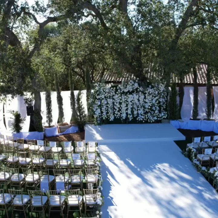 Legacy Party Rentals - Gold chiavari chair set up - Party Equipment Rentals Near Me - Garden Grove, California